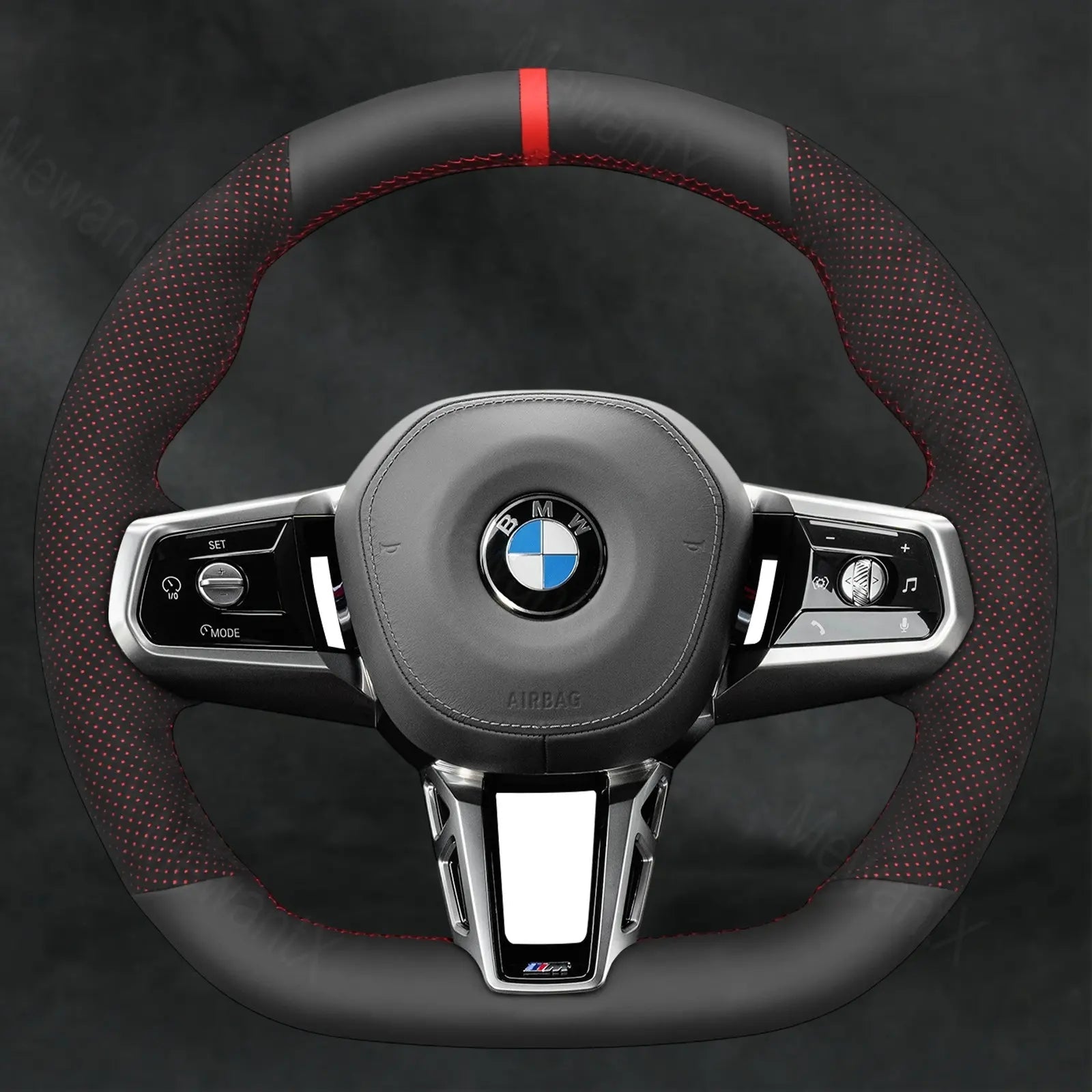 Steering Wheel Cover For BMW M Sport 7 Series G70 i7 G70 2022 - 2025 - Mewantx