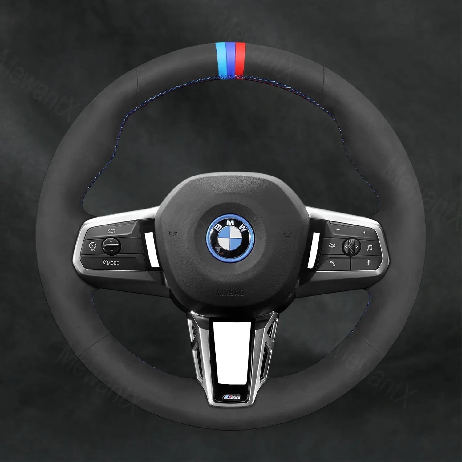 Steering Wheel Cover For BMW M Sport X1 iX1 U11 2022 - 2025 - Mewantx