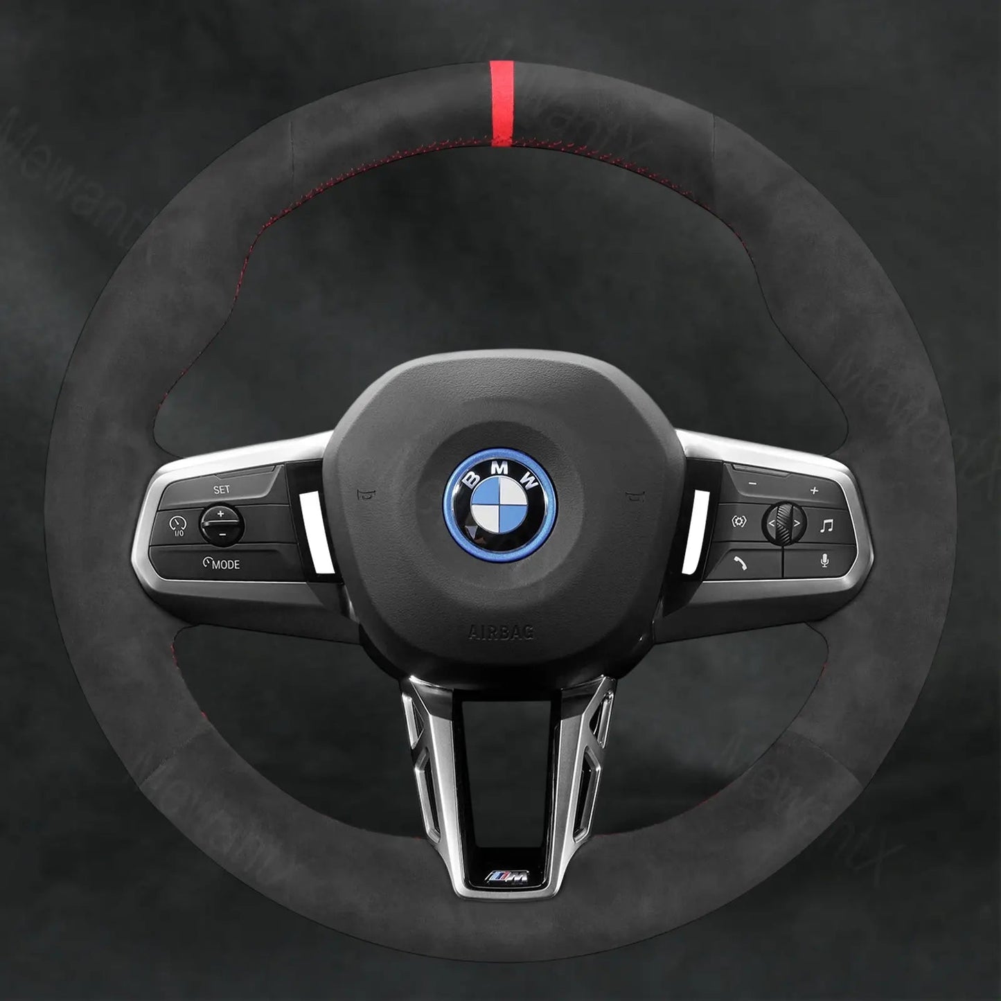 Steering Wheel Cover For BMW M Sport X1 iX1 U11 2022 - 2025 - Mewantx