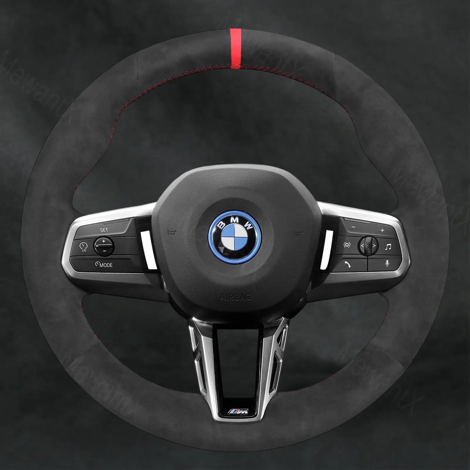 Steering Wheel Cover For BMW M Sport X1 iX1 U11 2022 - 2025 - Mewantx