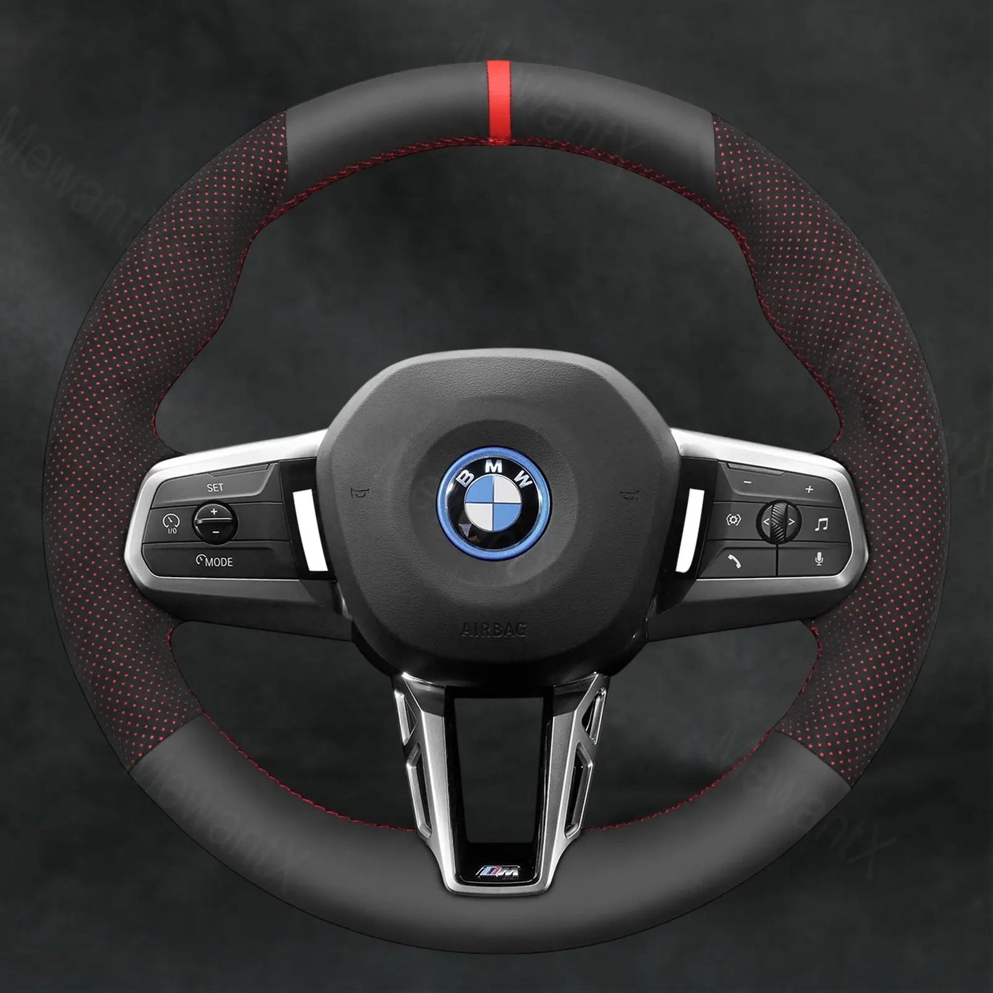 Steering Wheel Cover For BMW M Sport X1 iX1 U11 2022 - 2025 - Mewantx
