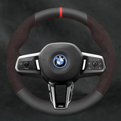 Steering Wheel Cover For BMW M Sport X1 iX1 U11 2022 - 2025 - Mewantx