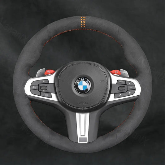 Steering Wheel Cover For BMW M5 F90 2018 - 2023 - Mewantx