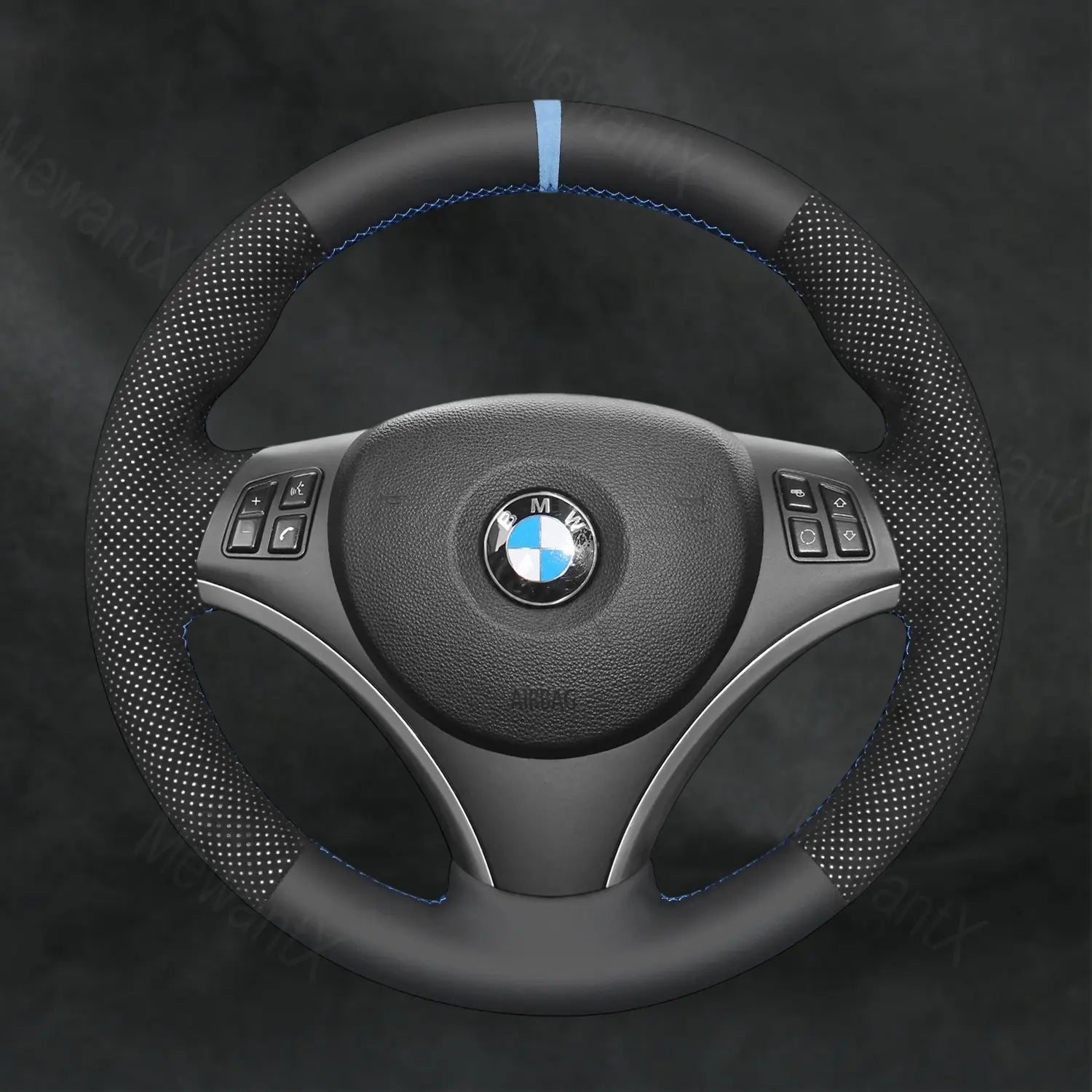 Steering Wheel Cover For BMW 3 Series E91 M3 E90 E92 E93 2005 - 2013 - Mewantx