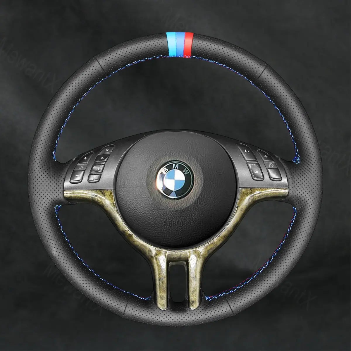Steering Wheel Cover For BMW X5 E53 1999 - 2003 - Mewantx