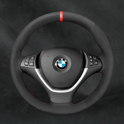 Steering Wheel Cover For BMW X6 E71 X6 E72 ActiveHybrid 2009 - 2010 - Mewantx