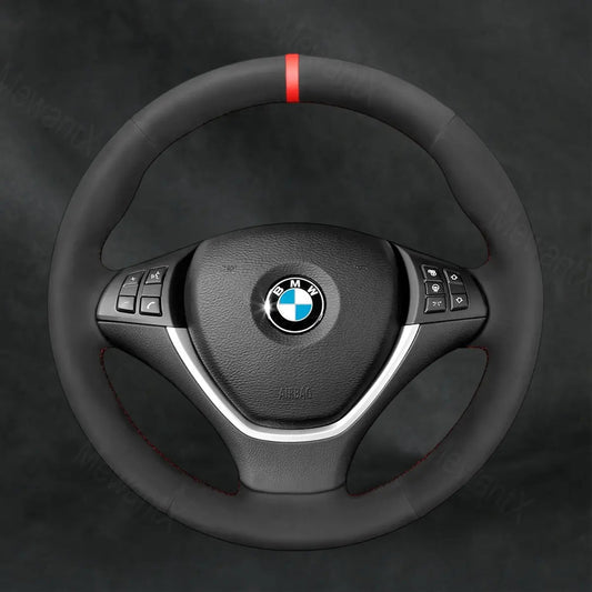 Steering Wheel Cover For BMW X6 E71 X6 E72 ActiveHybrid 2009 - 2010 - Mewantx