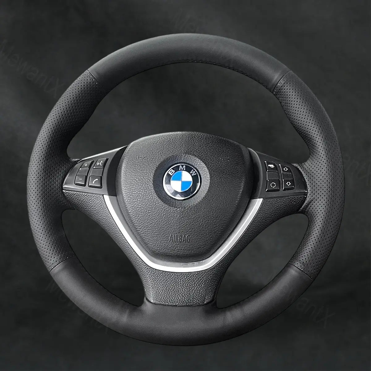 Steering Wheel Cover For BMW X6 E71 X6 E72 ActiveHybrid 2009 - 2010 - Mewantx