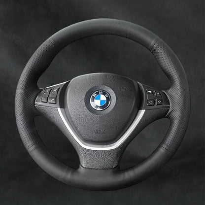 Steering Wheel Cover For BMW X6 E71 X6 E72 ActiveHybrid 2009 - 2010 - Mewantx