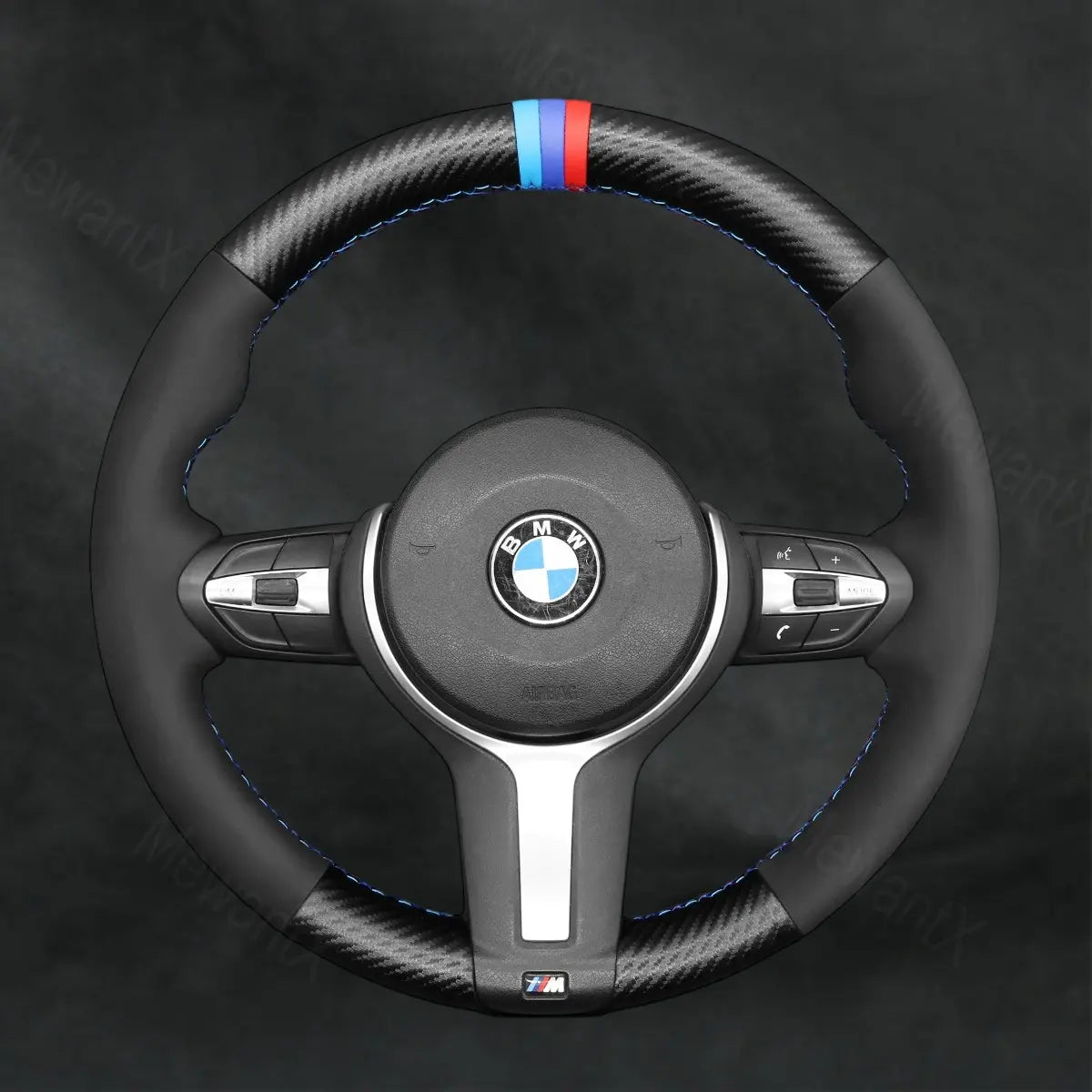Steering Wheel Cover For BMW X6 F16 M50d 2015 - 2019 - Mewantx