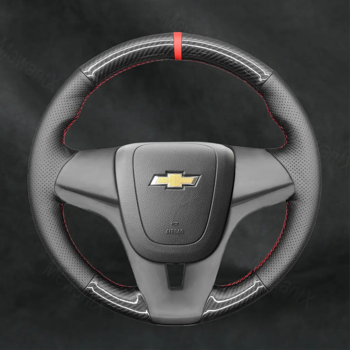 Steering Wheel Cover For Chevrolet Chevy Cruze 2009 - 2015 - Mewantx