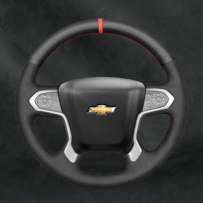Steering Wheel Cover For Chevrolet Chevy Silverado 1500 LD 2500 3500 4500HD 5500HD 6500HD 2019 - 2025 - Mewantx