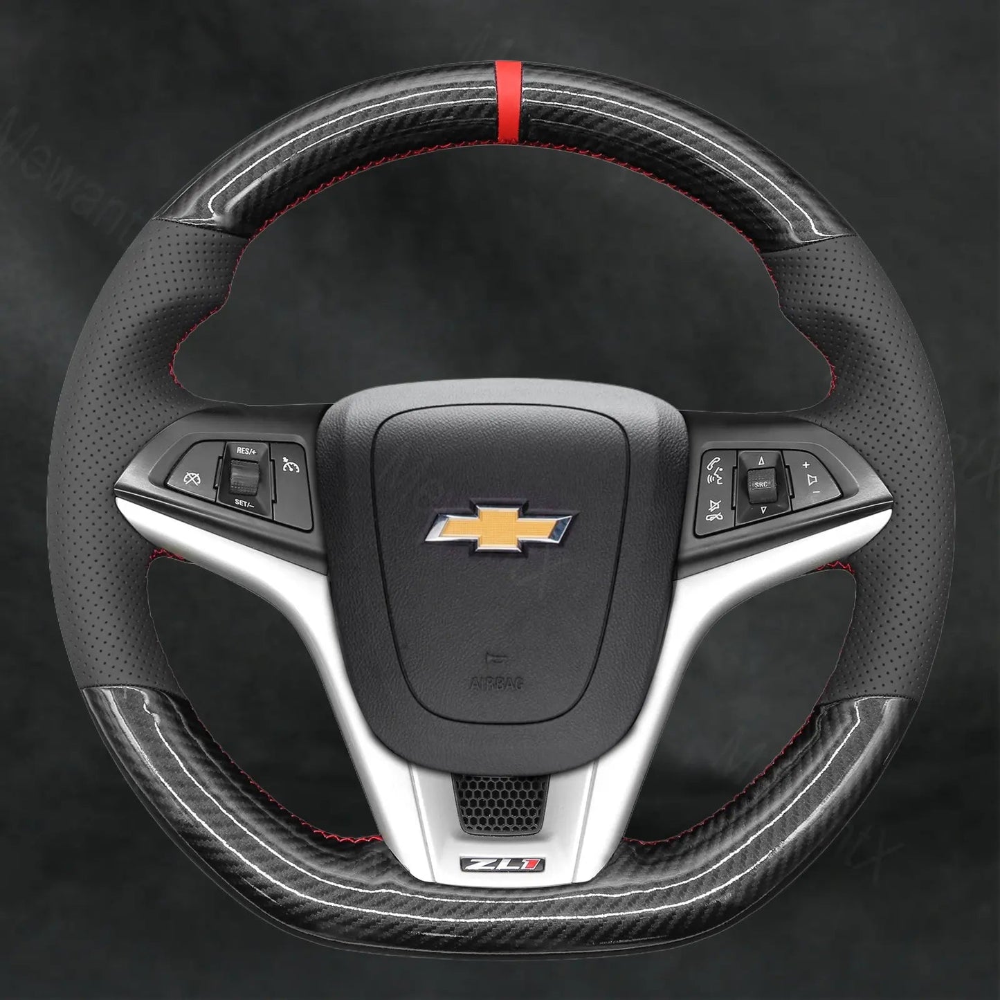 Steering Wheel Cover For Chevrolet Chevy Sonic RS LT 2012 - 2020 - Mewantx