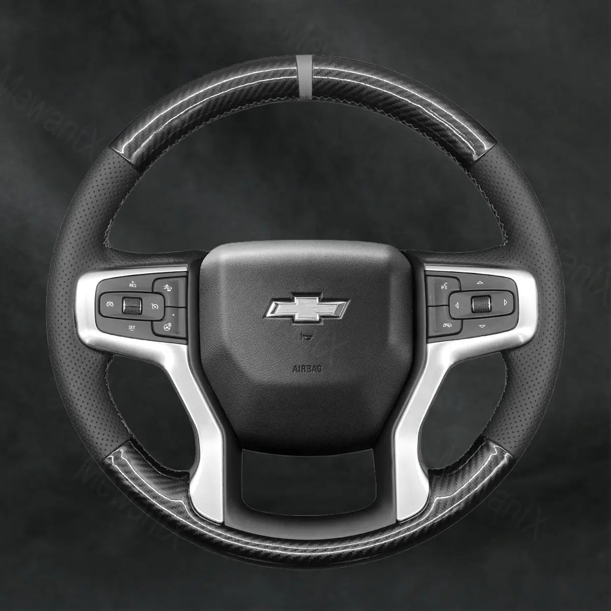 Steering Wheel Cover For Chevrolet Chevy Tahoe 2021 - 2025 - Mewantx