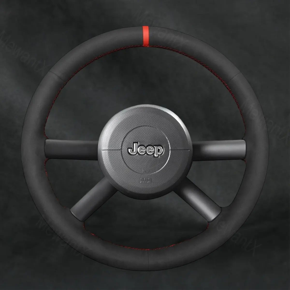 Steering Wheel Cover For Jeep Wrangler JK 2007 - 2011 - Mewantx