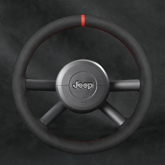 Steering Wheel Cover For Jeep Wrangler JK 2007 - 2011 - Mewantx