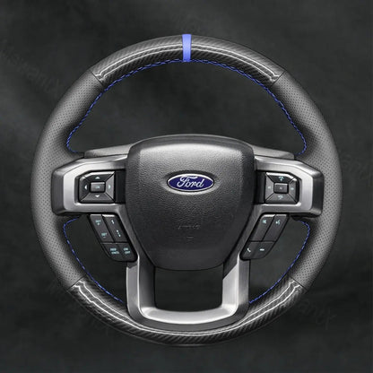 Steering Wheel Cover For Ford F - 150 F150 2015 - 2021 - Mewantx