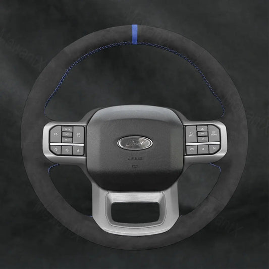 Steering Wheel Cover For Ford F - 150 F150 Lightning 2022 - 2025 - Mewantx