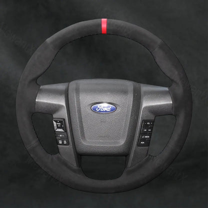 Steering Wheel Cover For Ford F - 150 F150 Raptor 2010 - 2015 - Mewantx