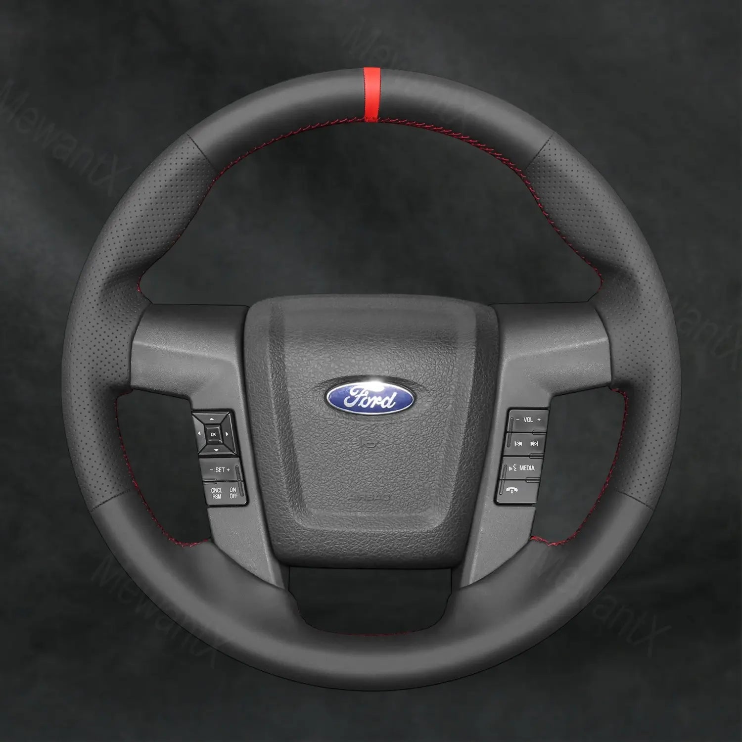 Steering Wheel Cover For Ford F - 150 F150 Raptor 2010 - 2015 - Mewantx