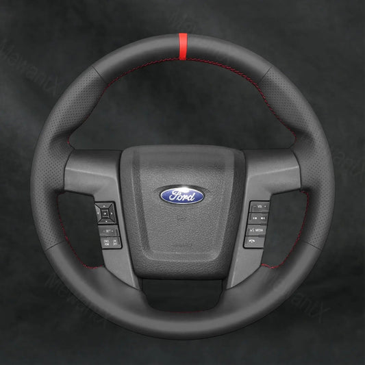 Steering Wheel Cover For Ford F - 150 F150 Raptor 2010 - 2015 - Mewantx