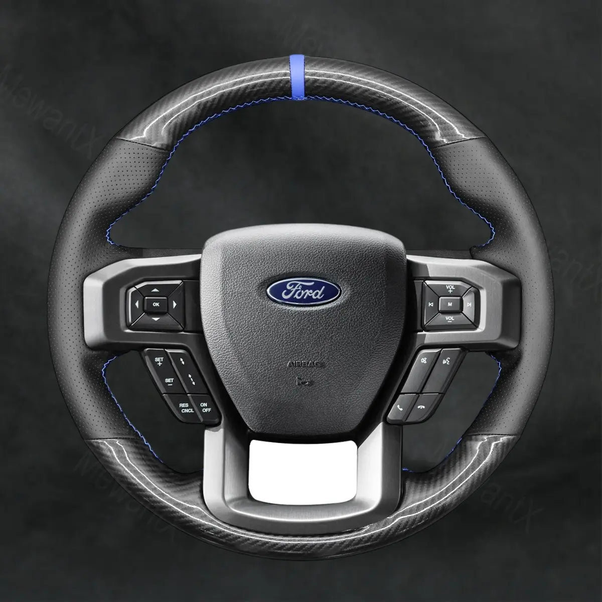 Steering Wheel Cover For Ford F - 150 F150 Raptor 2015 - 2021 - Mewantx