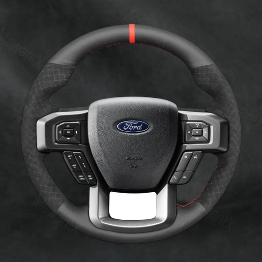 Steering Wheel Cover For Ford F - 150 F150 Raptor 2015 - 2021 - Mewantx
