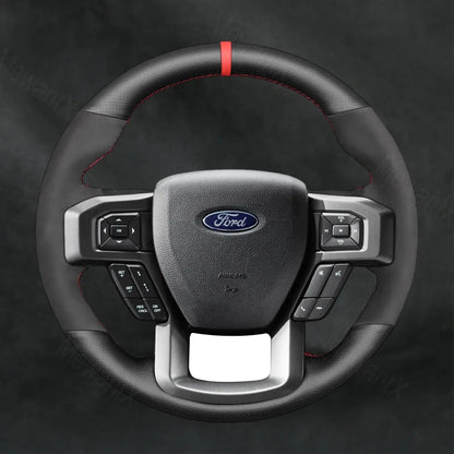 Steering Wheel Cover For Ford F - 150 F150 Raptor 2015 - 2021 - Mewantx