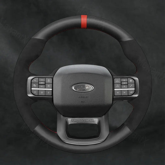 Steering Wheel Cover For Ford F - 150 F150 Raptor 2021 - 2025 - Mewantx