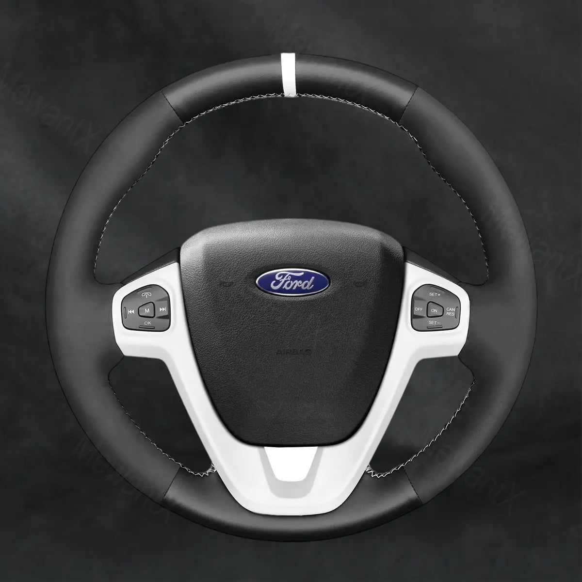 Steering Wheel Cover For Ford Fiesta 2011 - 2019 - Mewantx