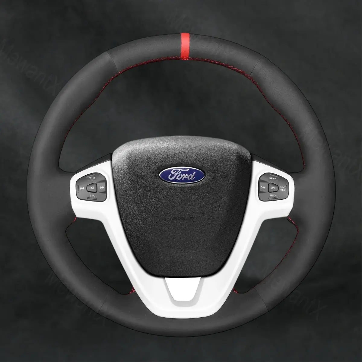 Steering Wheel Cover For Ford Fiesta 2011 - 2019 - Mewantx