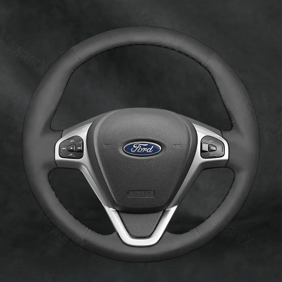 Steering Wheel Cover For Ford Fiesta MK6 2008 - 2017 - Mewantx