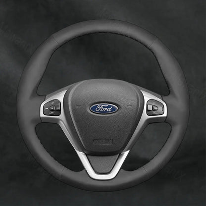 Steering Wheel Cover For Ford Fiesta MK6 2008 - 2017 - Mewantx