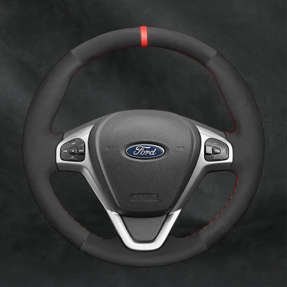 Steering Wheel Cover For Ford Fiesta MK6 2008 - 2017 - Mewantx
