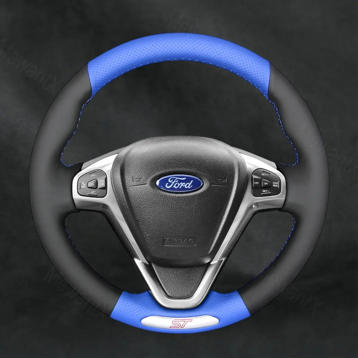 Steering Wheel Cover For Ford Fiesta ST 2012 - 2017 - Mewantx