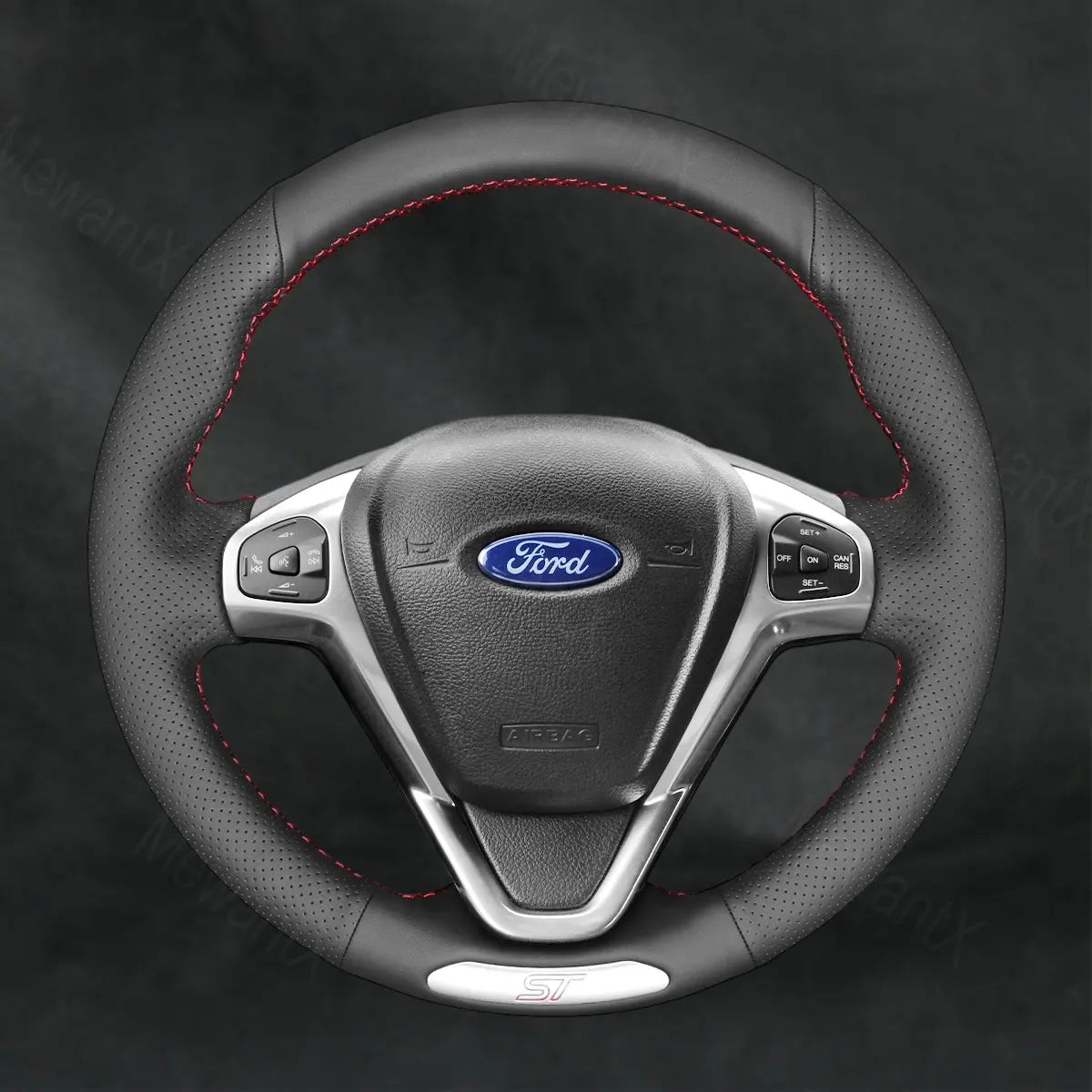 Steering Wheel Cover For Ford Fiesta ST 2012 - 2017 - Mewantx