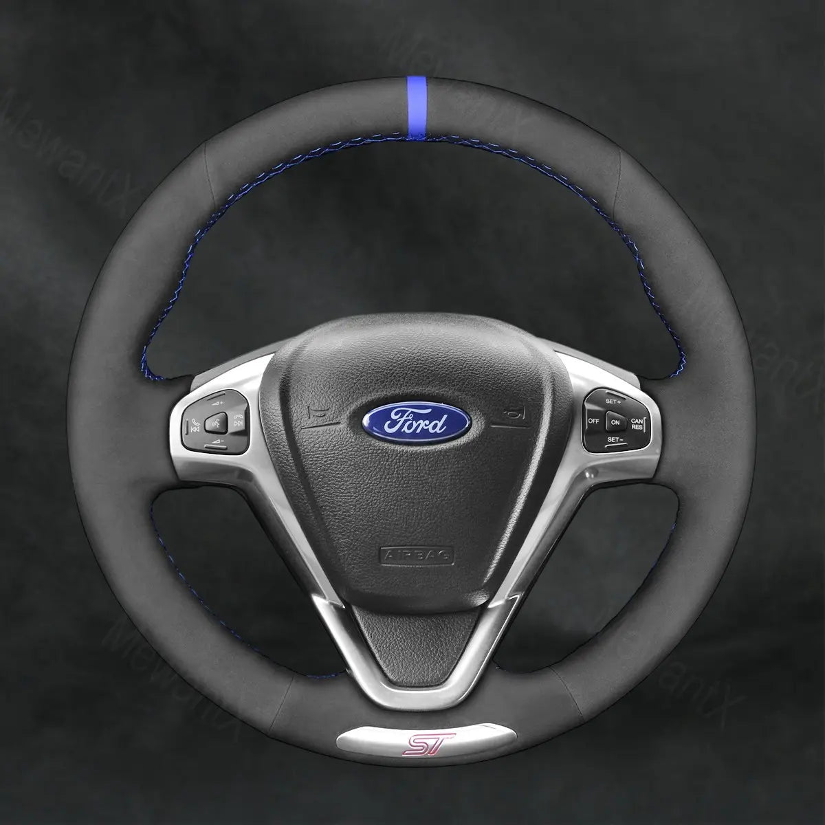Steering Wheel Cover For Ford Fiesta ST 2012 - 2017 - Mewantx