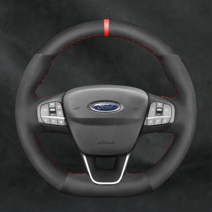 Steering Wheel Cover For Ford Fiesta ST - Line Fiesta ST 2017 - 2025 - Mewantx