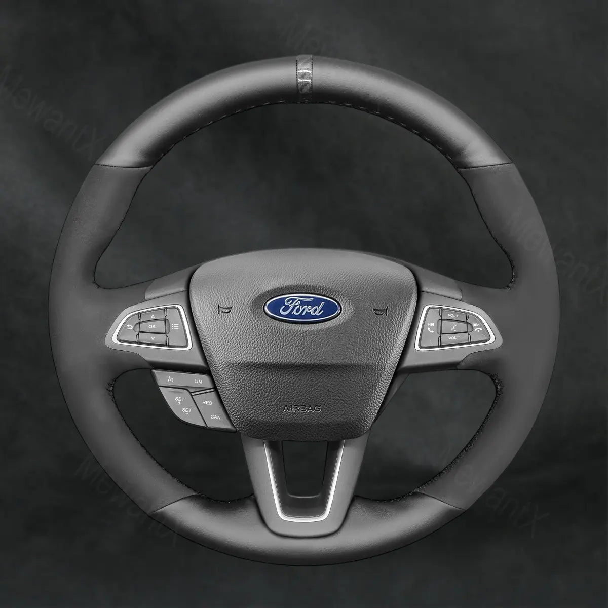 Steering Wheel Cover For Ford Kuga 2016 - 2019 - Mewantx