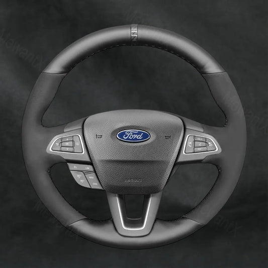 Steering Wheel Cover For Ford Kuga 2016 - 2019 - Mewantx