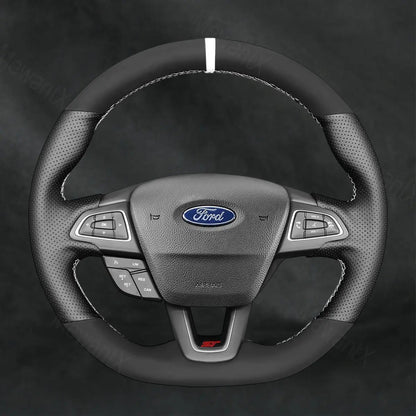 Steering Wheel Cover For Ford Puma ST - Line Fiesta ST - Line ST 2018 - 2025 - Mewantx