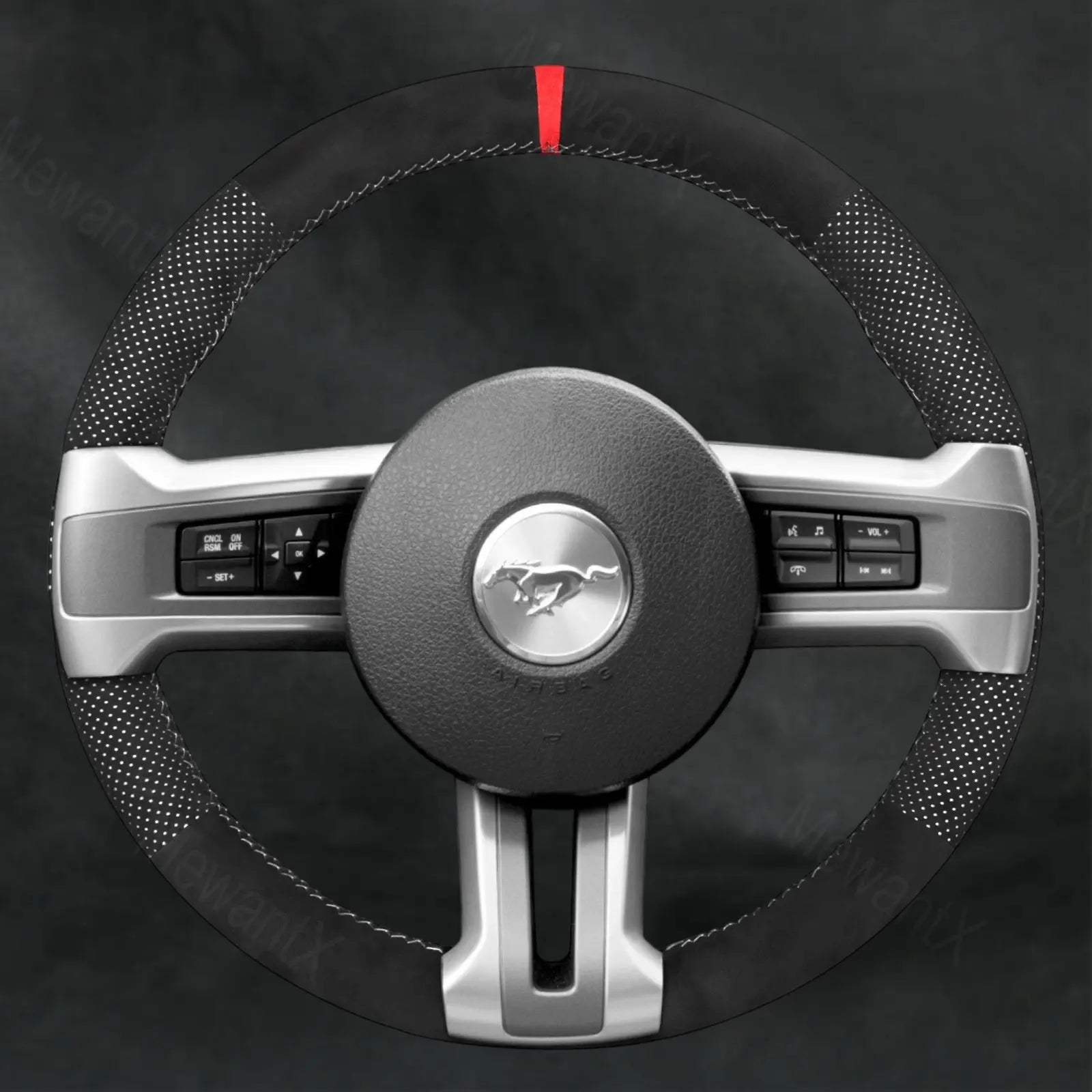 Steering Wheel Cover For Ford Mustang 2009 - 2014 - Mewantx