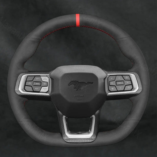 Steering Wheel Cover For Ford Mustang 2024 - 2025 - Mewantx