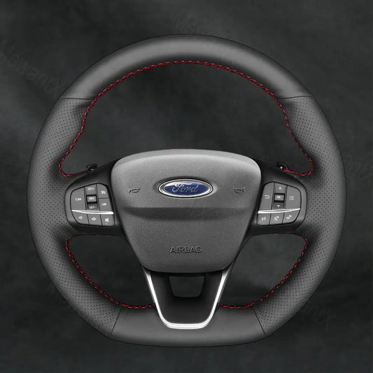 Steering Wheel Cover For Ford Puma ST - Line Fiesta ST - Line ST 2018 - 2025 - Mewantx