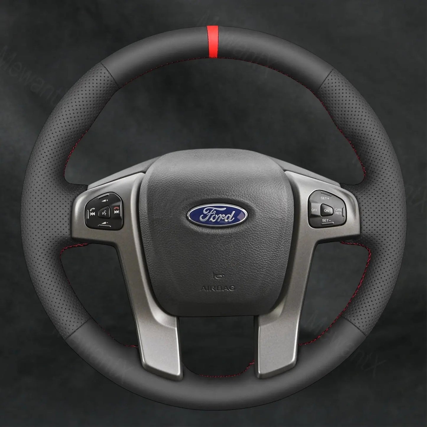 Steering Wheel Cover For Ford Ranger 2011 - 2016 - Mewantx