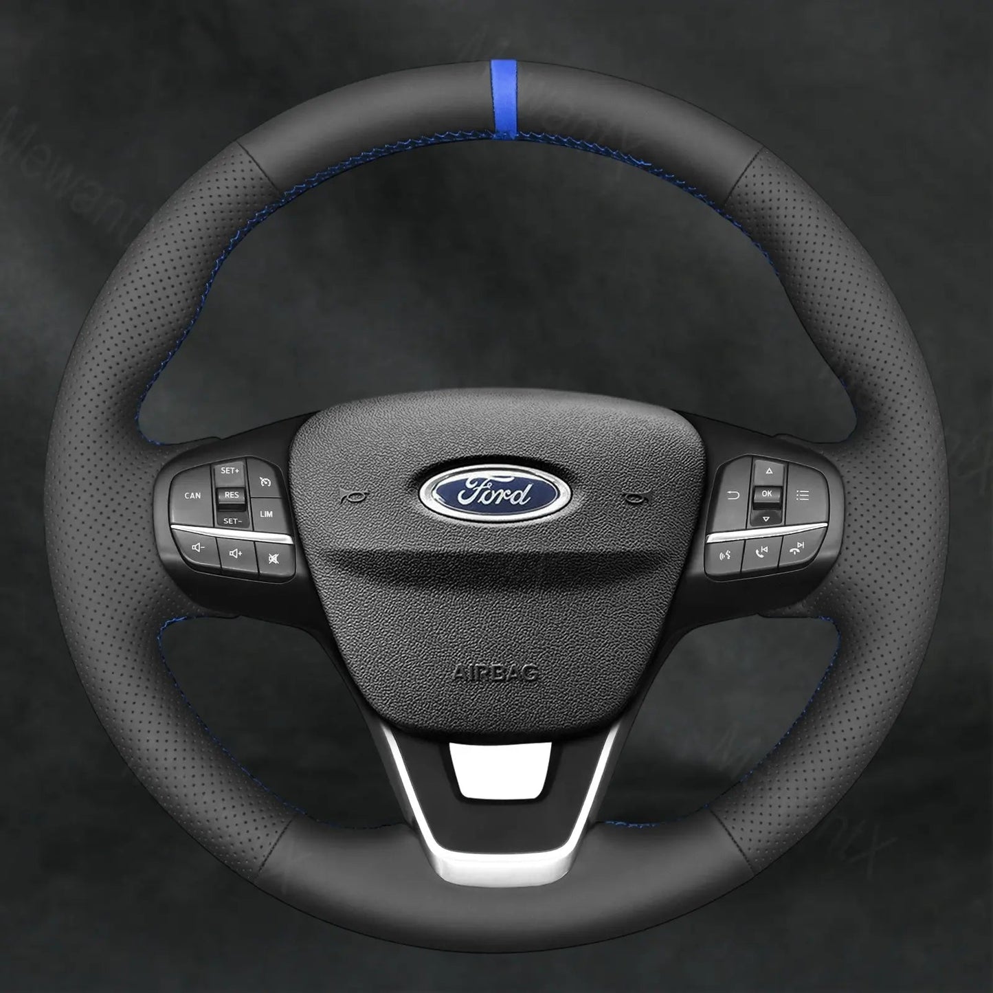 Steering Wheel Cover For Ford Transit Courier Custom E - Transit 2018 - 2025 - Mewantx