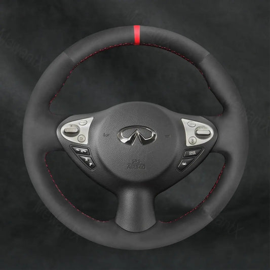Steering Wheel Cover For Infiniti FX FX30d FX35 FX37 FX50 QX70 2009-2018