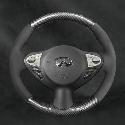 Steering Wheel Cover For Infiniti FX FX30d FX35 FX37 FX50 QX70 2009-2018