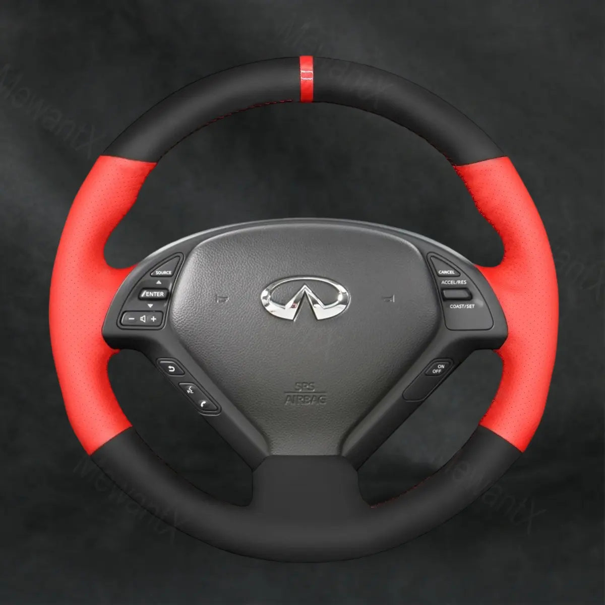 Steering Wheel Cover For Infiniti G G25 G35 G37 Q60 2017-2015