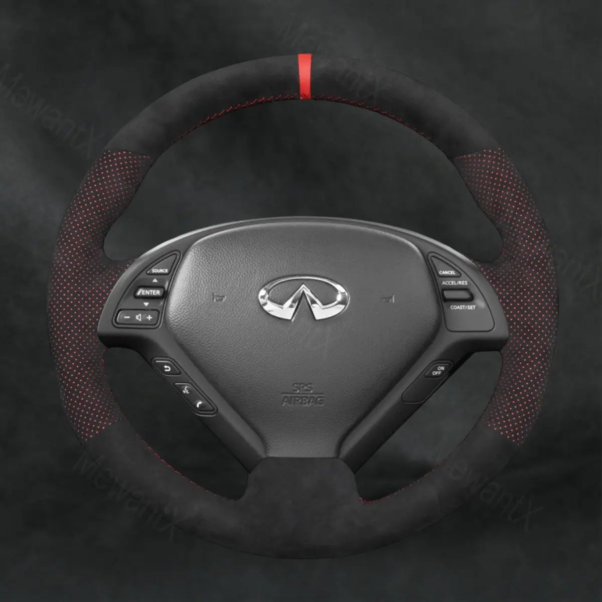 Steering Wheel Cover For Infiniti G G25 G35 G37 Q60 2017-2015